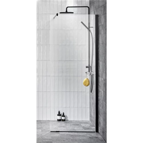 Duschvägg fast – flera storlekar & färger med installation