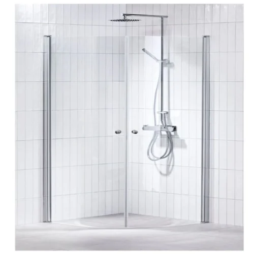 Duschhörn Alterna Lusso Svängd 80x80 / 90x90 – Installerat & Klart
