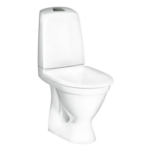 Gustavsberg WC 1510 Vägganslutning - P-lås (bakåt) Med installation